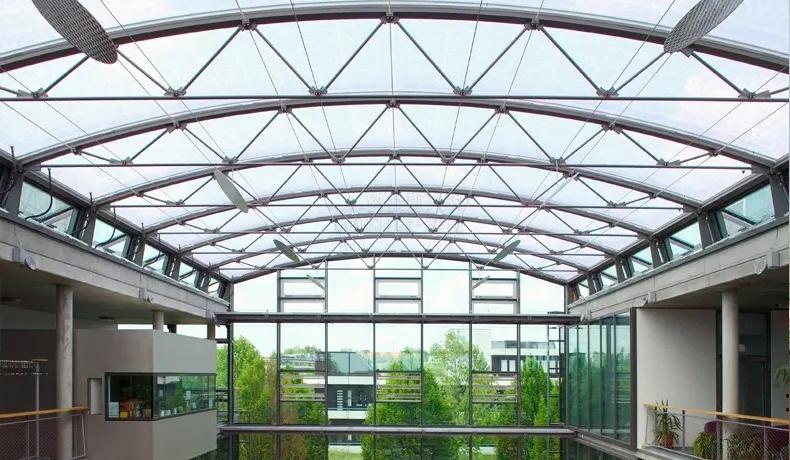 ETFE膜结构屋顶让校园美如画